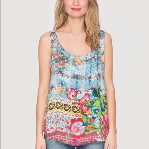 Jonny Was Reversible Floral Tank